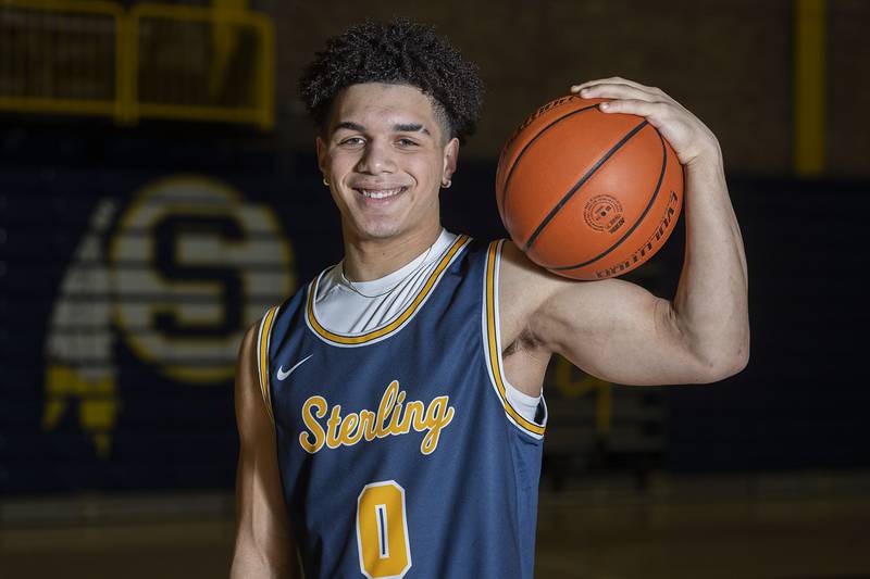 Sterling’s Andre Klaver was selected at SVM’s boys basketball Player of the Year.