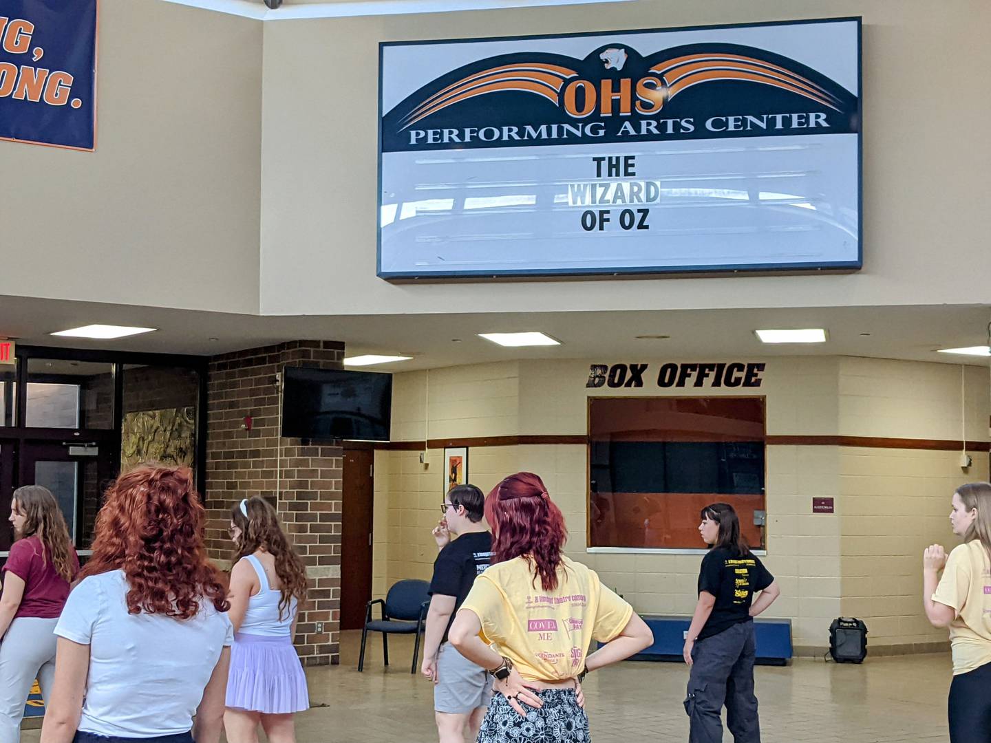 Members of The Limelight Theatre Company rehearse at Oswego High School on July 9 for their upcoming production of "The Wizard of Oz."