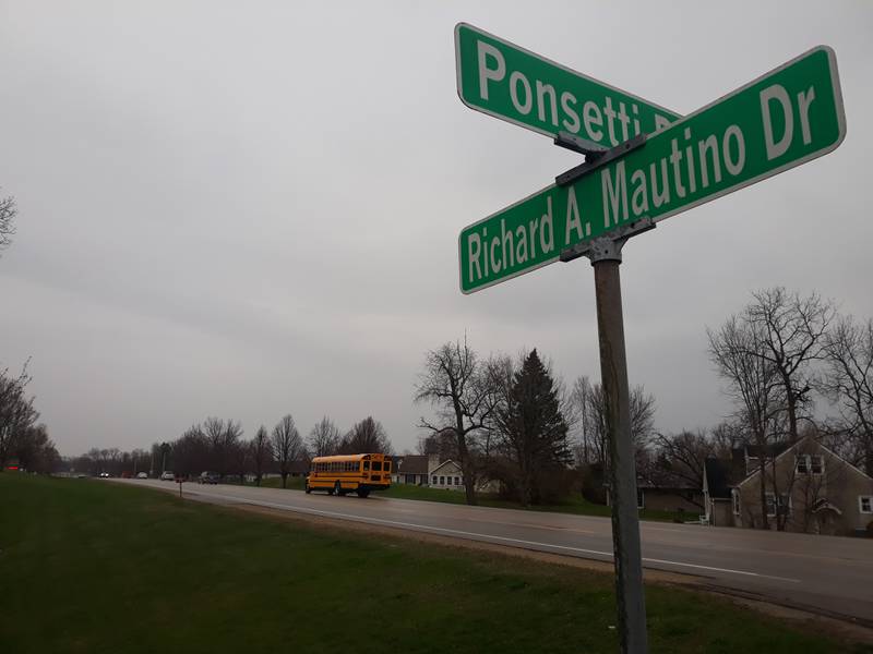 The city of Spring Valley plans to utilize the Safe Route to School grant to connect Ponsetti Drive with John F. Kennedy School, creating a safe path for residents who walk from the Heather Apartments along U.S. 6, where there are no sidewalks (as seen in the photo).