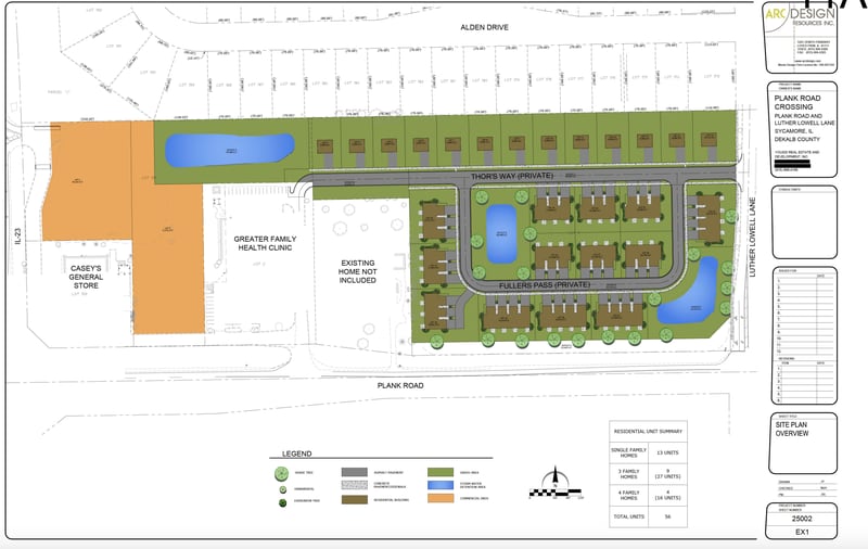 Chris Youssi, of Youssi Real Estate and Development, is seeking city permission to develop residential and commercial buildings near Plank Road in Sycamore. His proposal will be considered by the Sycamore City Council on Nov. 3, 2025.