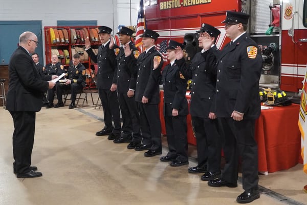Bristol Kendall Fire Protection District hires 6 new full-time firefighters