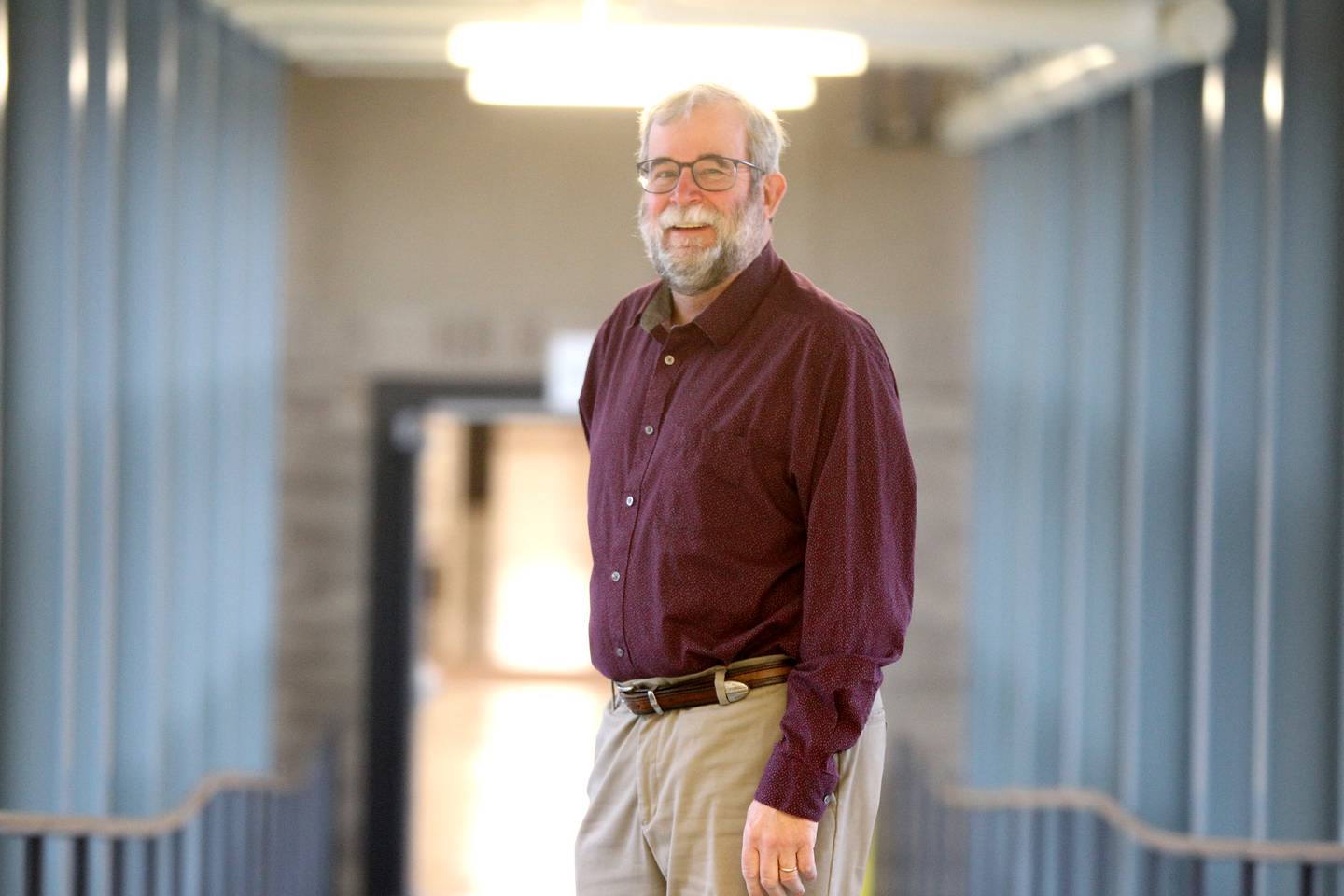 Dave Voorhees teaches an astronomy class at Waubonsee Community College in Sugar Grove.