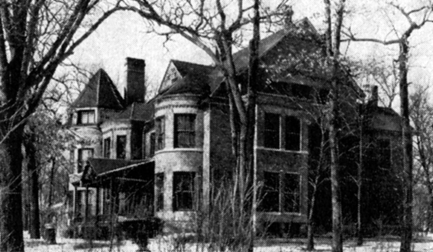 Pictured is the home of Illinois Supreme Court Justice John Dean Caton, one of several mansions built on the North Bluff of Ottawa that have been lost to fire or destruction.