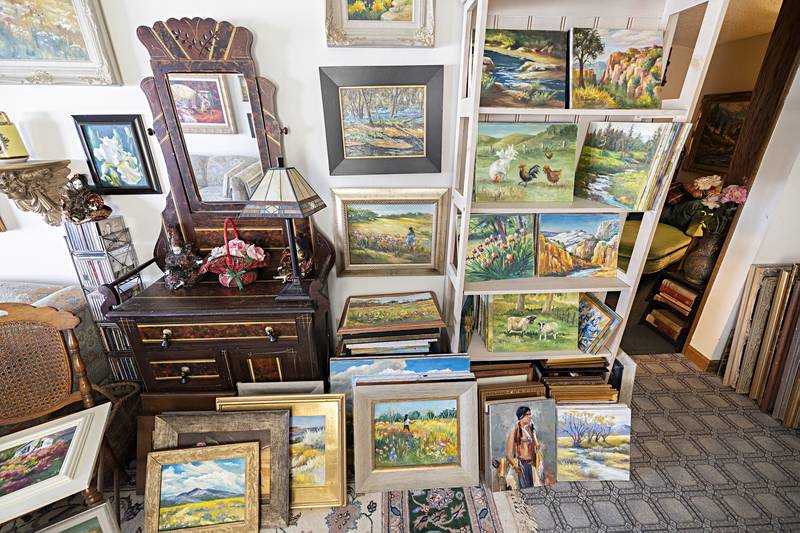 Garcia’s works are inspired by her extensive travels, often times taking the back and side roads for influence.