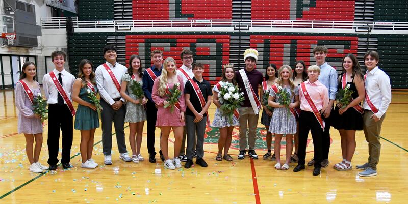 The 2024 La Salle-Peru High School class attendants and the 2024 king/queen were announced during the variety show Monday night in Sellett Gym.
