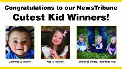 Congratulations to our NewsTribune Cutest Kid Winners!