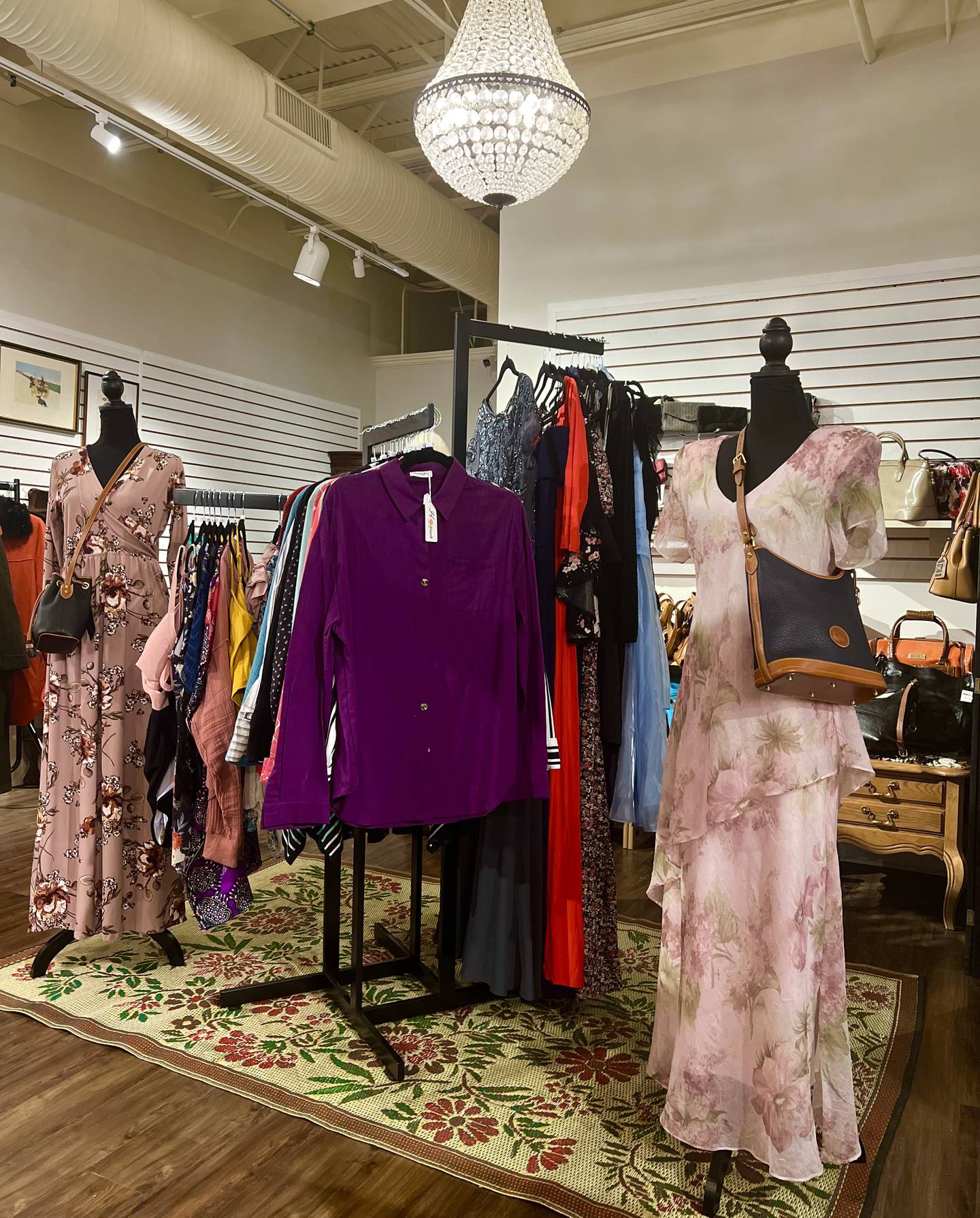 The shop also carries plenty of apparel pieces for shoppers to peruse.