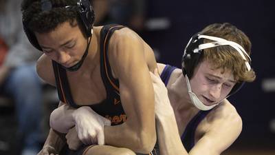 Dixon boys wrestling beats Sterling and Freeport on senior night