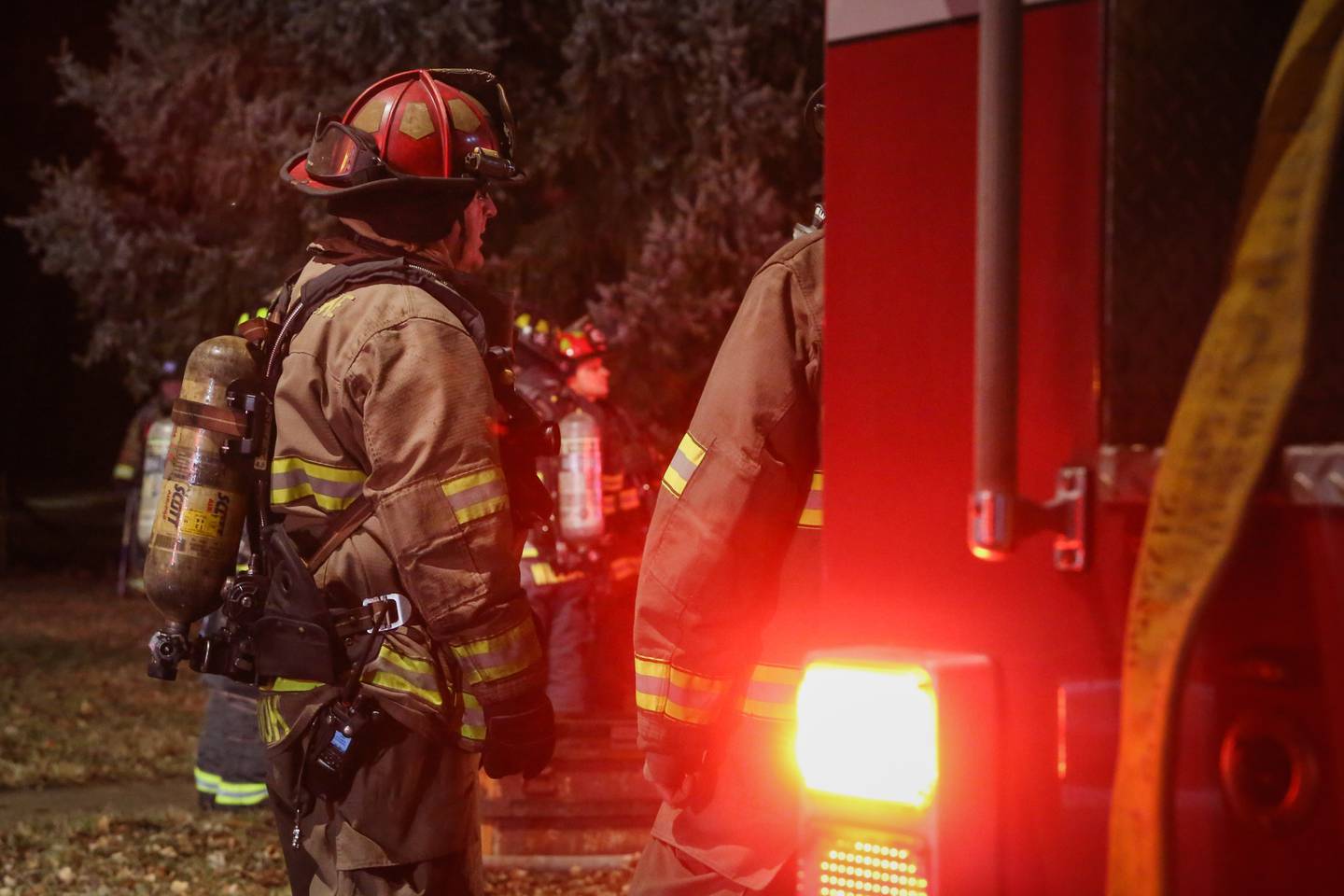 One person was killed and another taken to the hospital after a house fire early Sunday, March 6, 2022, in Crystal Lake made one home uninhabitable, the Crystal Lake Fire Rescue Department said.