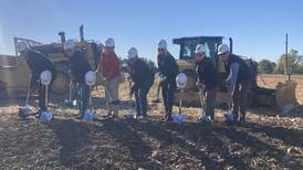 PHOTOS: Groundbreaking on Lockport Twp. Fire District training center