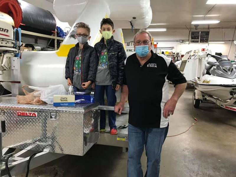 The members of the Wesley 4-H Hustlers club of Wilmington recently delivered personal protective equipment to Wilmington E.S.D.A.