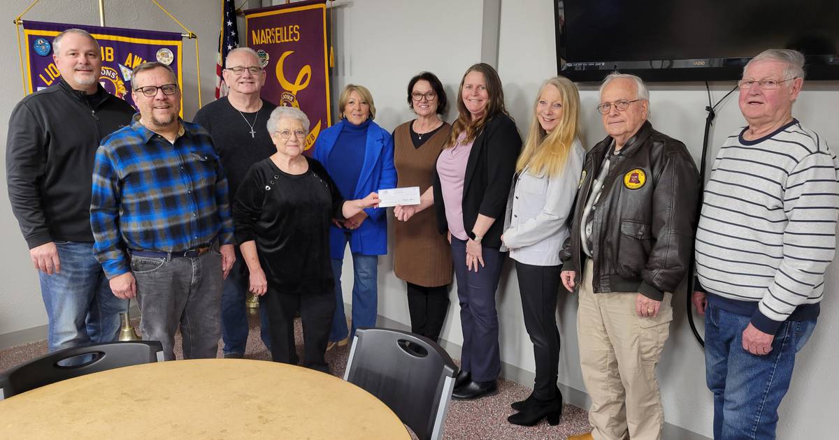 Marseilles Rotary Club donates 8,300 to nursing service Shaw Local