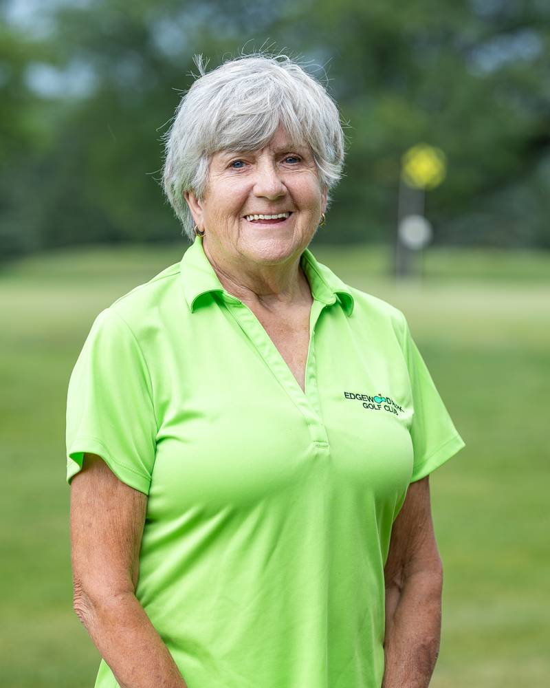 Jane Norad of Edgewood poses for photo on Saturday, August 10, 2025 at the annual Illinois Valley Women's Golf Tournament at Edgewood Golf Club in McNabb.