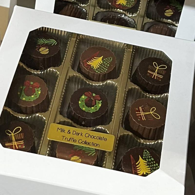 The Chocolate Shoppe in Plano offers holiday-themed treats.