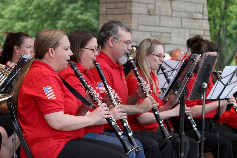 Batavia Community Band performs June 14 at Peg Bond Center as part of Batavia's Flag Day celebration.