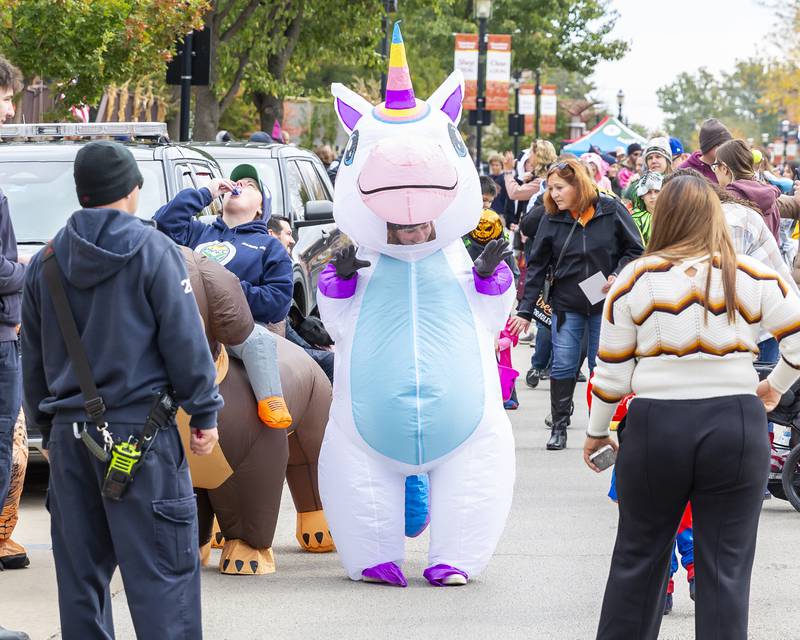 There was a nice turnout at the Plainfield Spooktacular Trick-or-treating event Saturday Oct 25, 2025 in Plainfield.