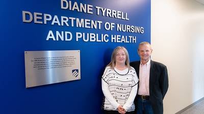 Elmhurst University dedicates department in honor of long-time supporters 