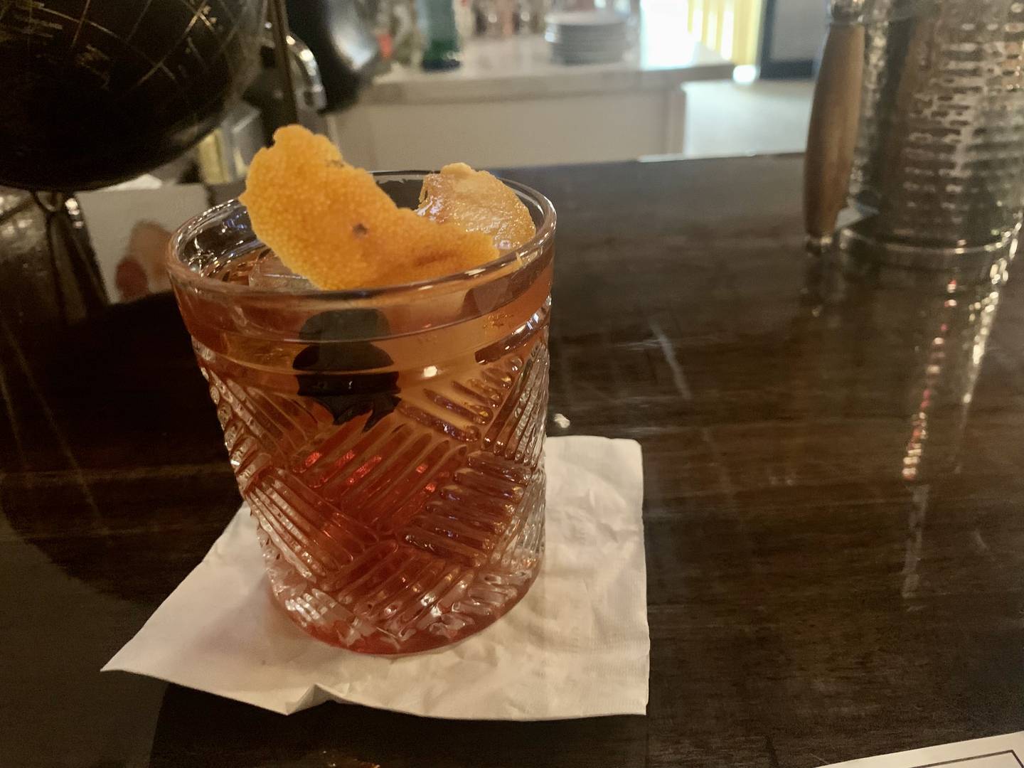 619 Old Fashioned at Six19 Restaurant + Bar in Plano.