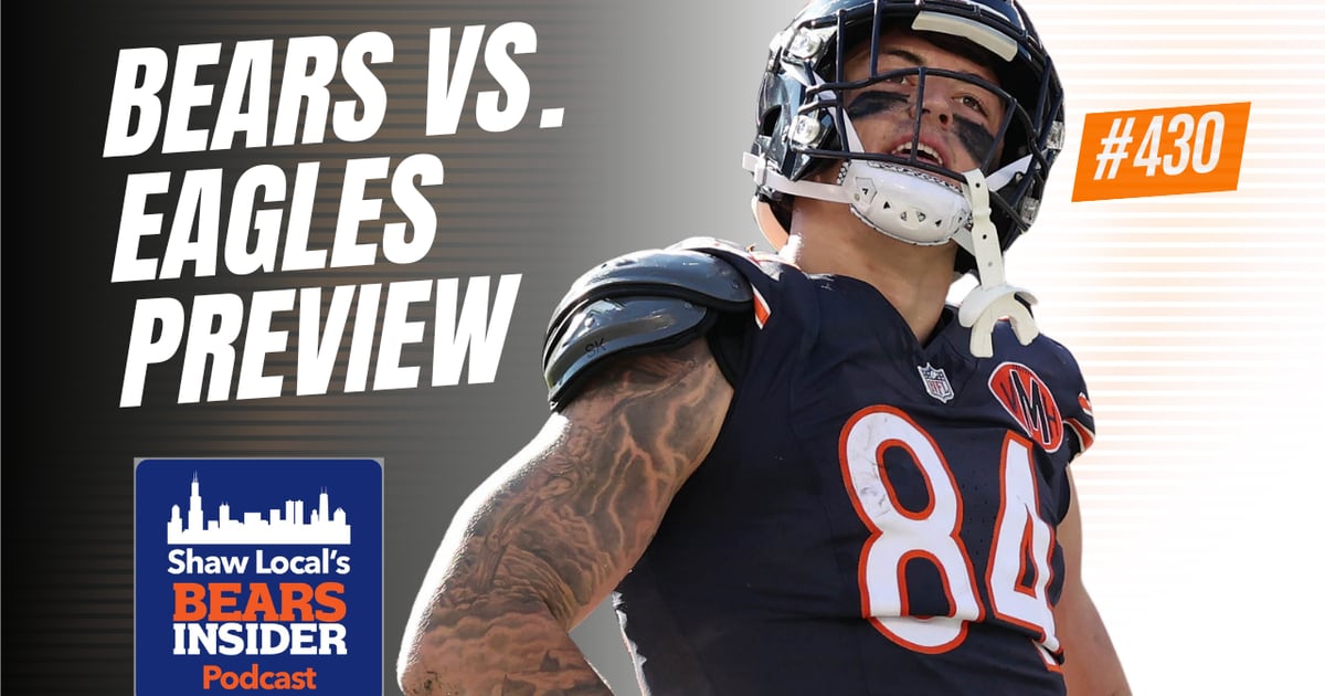 Bears Insider Podcast Episode 430: Bears vs. Eagles: Can Chicago knock out the defending champions?