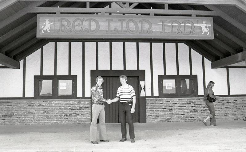 The Red Lion Inn opened in June 1976, at 1027 Hillcrest, run by co-managers Scott Vaughn and Sam Samoltius.