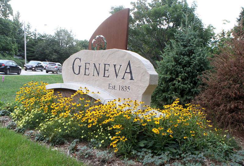 Geneva town sign