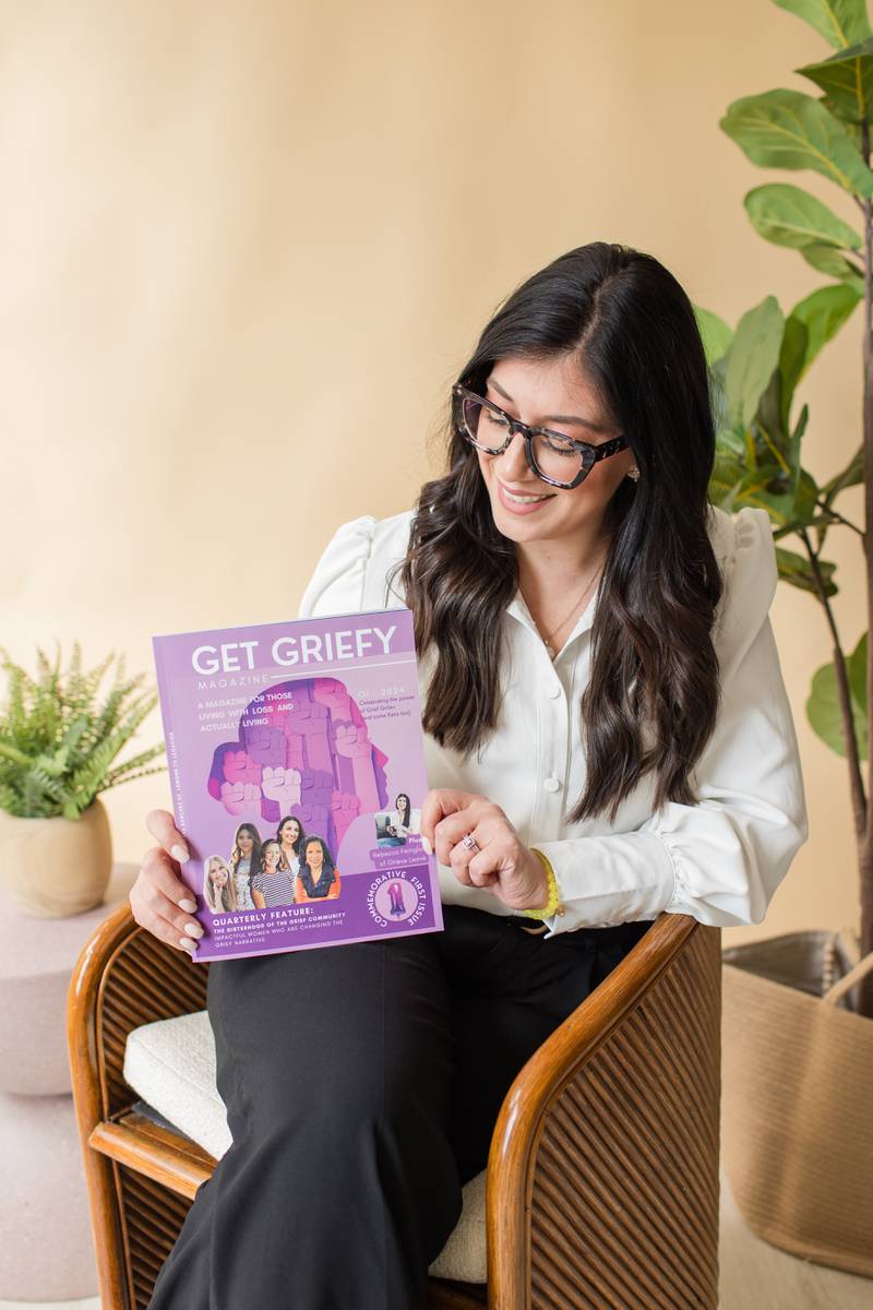 The first issue of “Get Griefy” launched in February, less than three months after she got the idea to start the magazine, Kera Sanchez said. The third issue of the quarterly magazine will come out on Aug. 1.