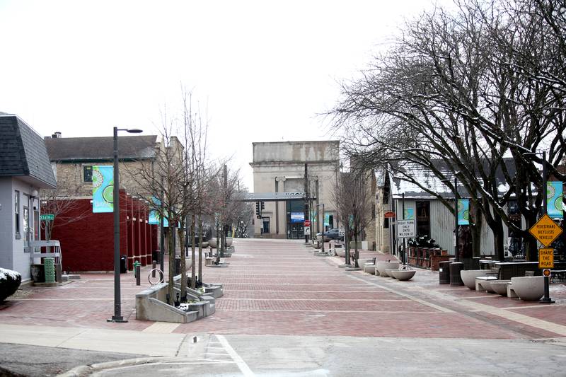 March 23, 2020 ÐÊRiver Street in downtown Batavia