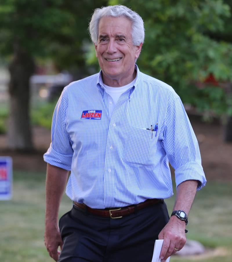 Kane County Treasurer Chris Lauzen announced Tuesday, Sept. 16 that he would seek a second term in the Nov. 3, 2026.