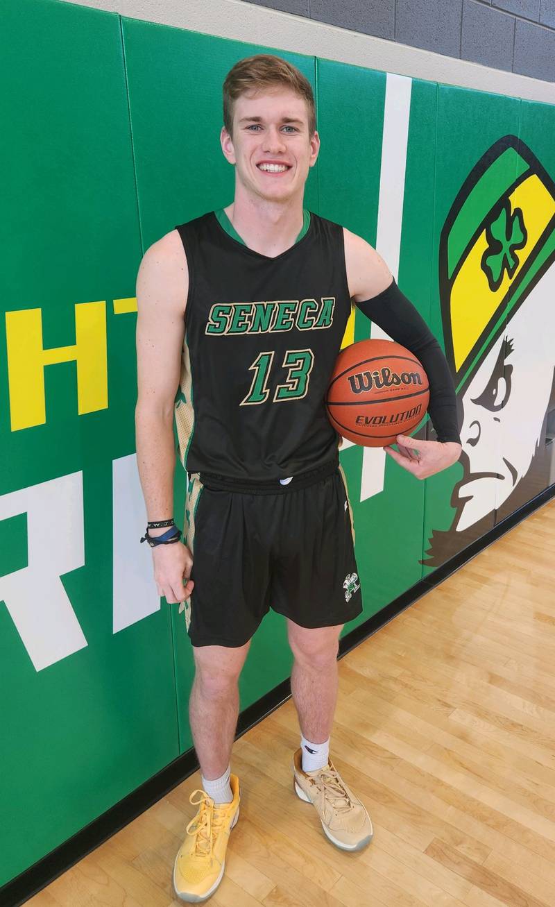 Seneca junior guard Paxton Giertz, the 2023-24 Times Boys Basketball Player of the Year.