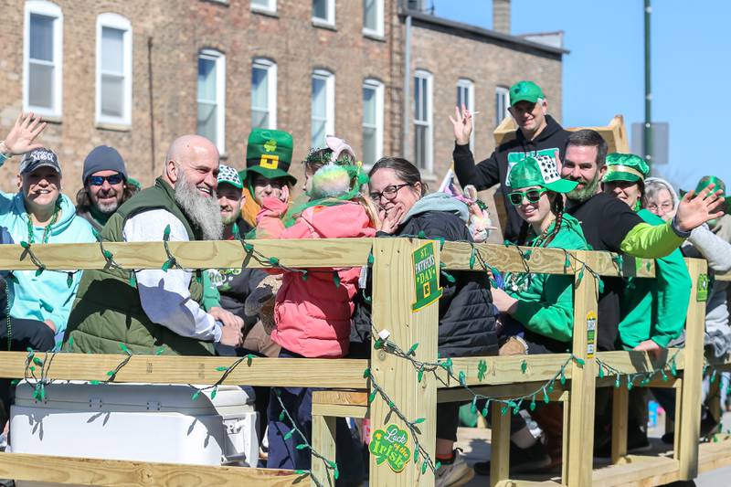 Participants ride in the Lemont St. Pat's Day Parade on Saturday, March 8, 2025  in Lemont.