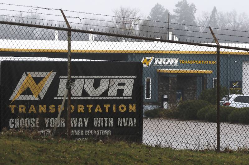 NVA Transportation, at 7013 Sands Road, in Thursday, March 14, 2024. The company is still looking for ways expand after Crystal Lake City Council unanimously denied NVA Transportation’s request for a truck terminal expansion on its 22-acre property.