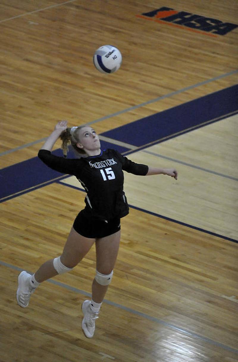 High school volleyball Woodstock defeats Marengo to take command in