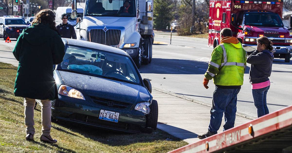 Driver injured in Huntley crash Shaw Local