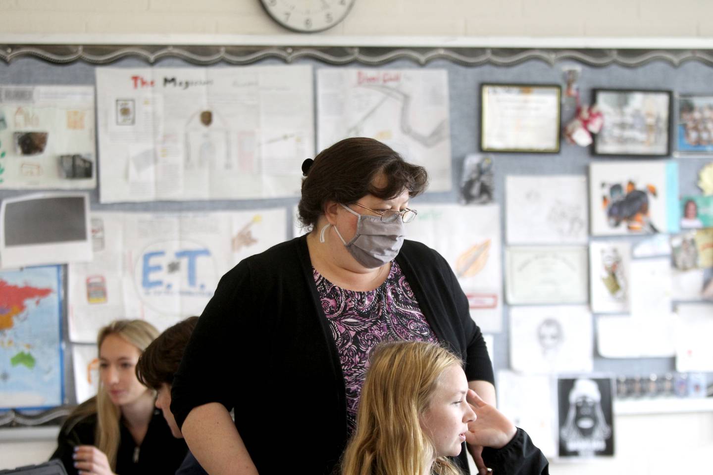 Jennifer Murphy just began an assignment as a long-term substitute teacher at Kaneland High School.