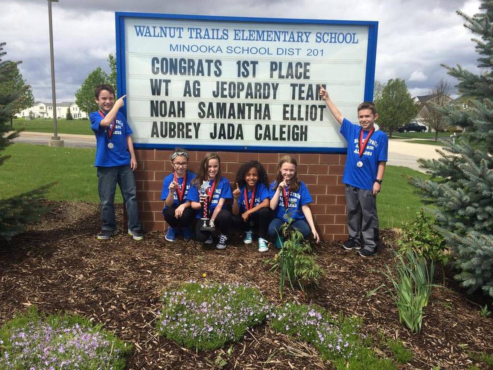 Walnut Trails Elementary announced the winners of 2017 Ag Jeopardy