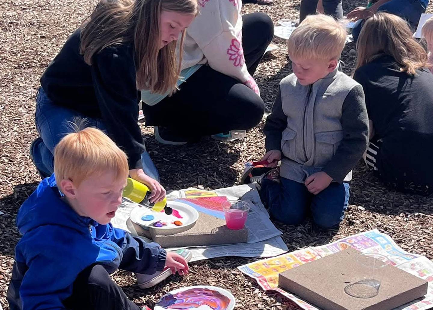 DeKalb County Regional Office of Education toddler garden events providing  families an opportunity to practice the basics in nature