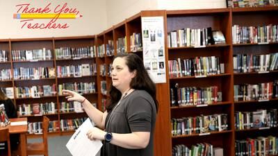 Kaneland High School librarian offers students a quiet refuge from daily challenges