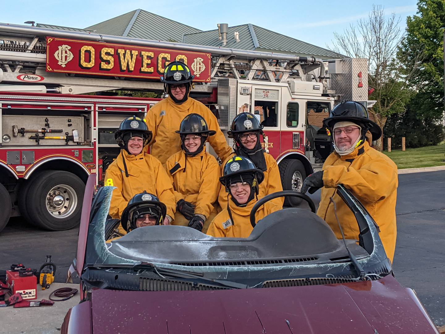 This was the first year the Oswego Fire Protection District has held a Citizen Fire Academy. Those in the academy participated in a vehicle extrication exercise during the last day of class on May 14, 2026.