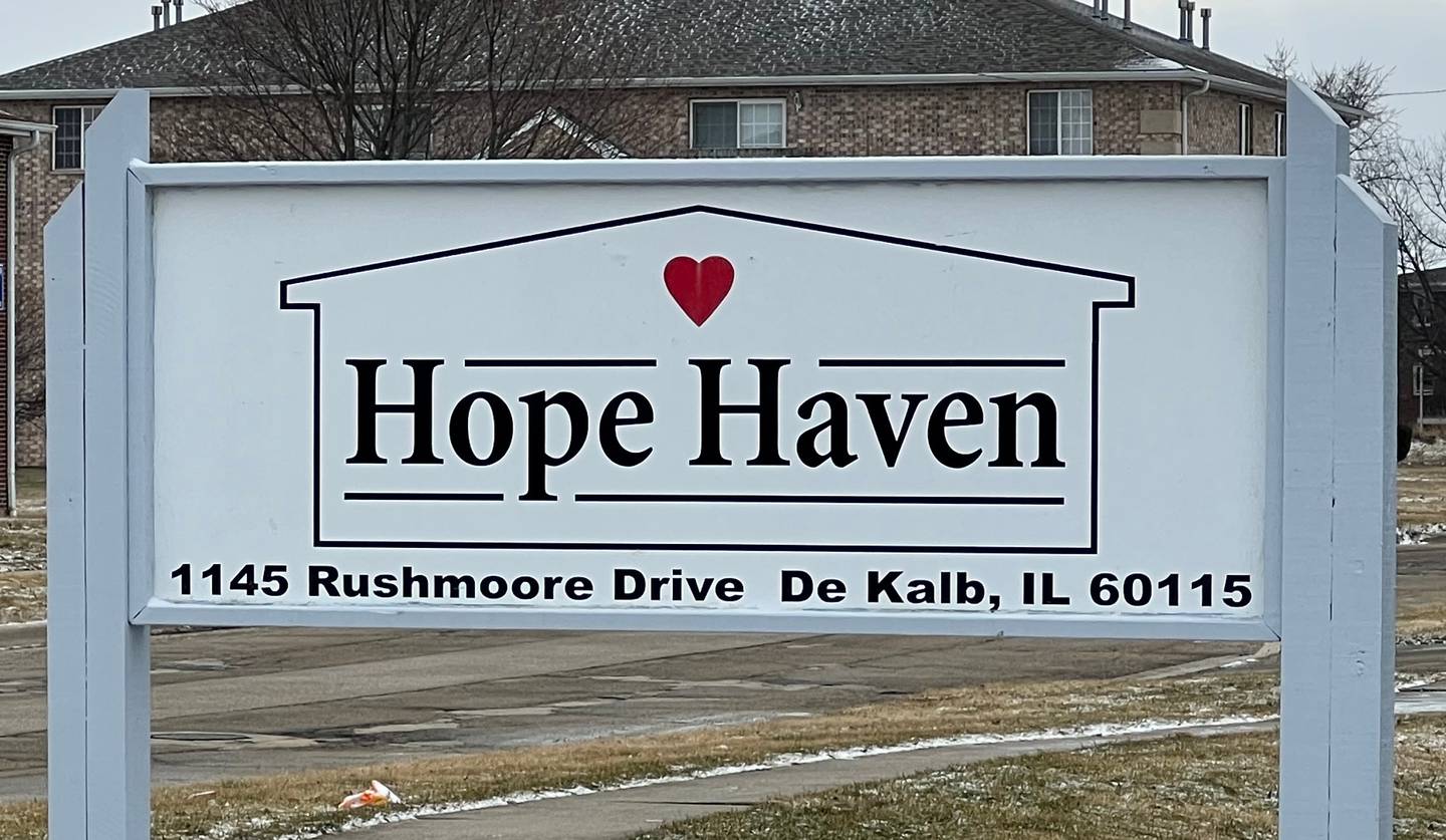 Hope Haven's emergency shelter, located at 1145 Rushmoore Dr. in DeKalb, has a no turn away policy when extreme weather makes outdoor conditions dangerous to live in. Picture taken Jan. 6, 2023.