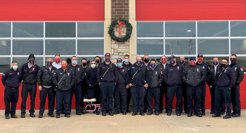 The Plainfield Fire Protection District is participating in the holiday fire safety awareness program “Keep the Wreath Red.