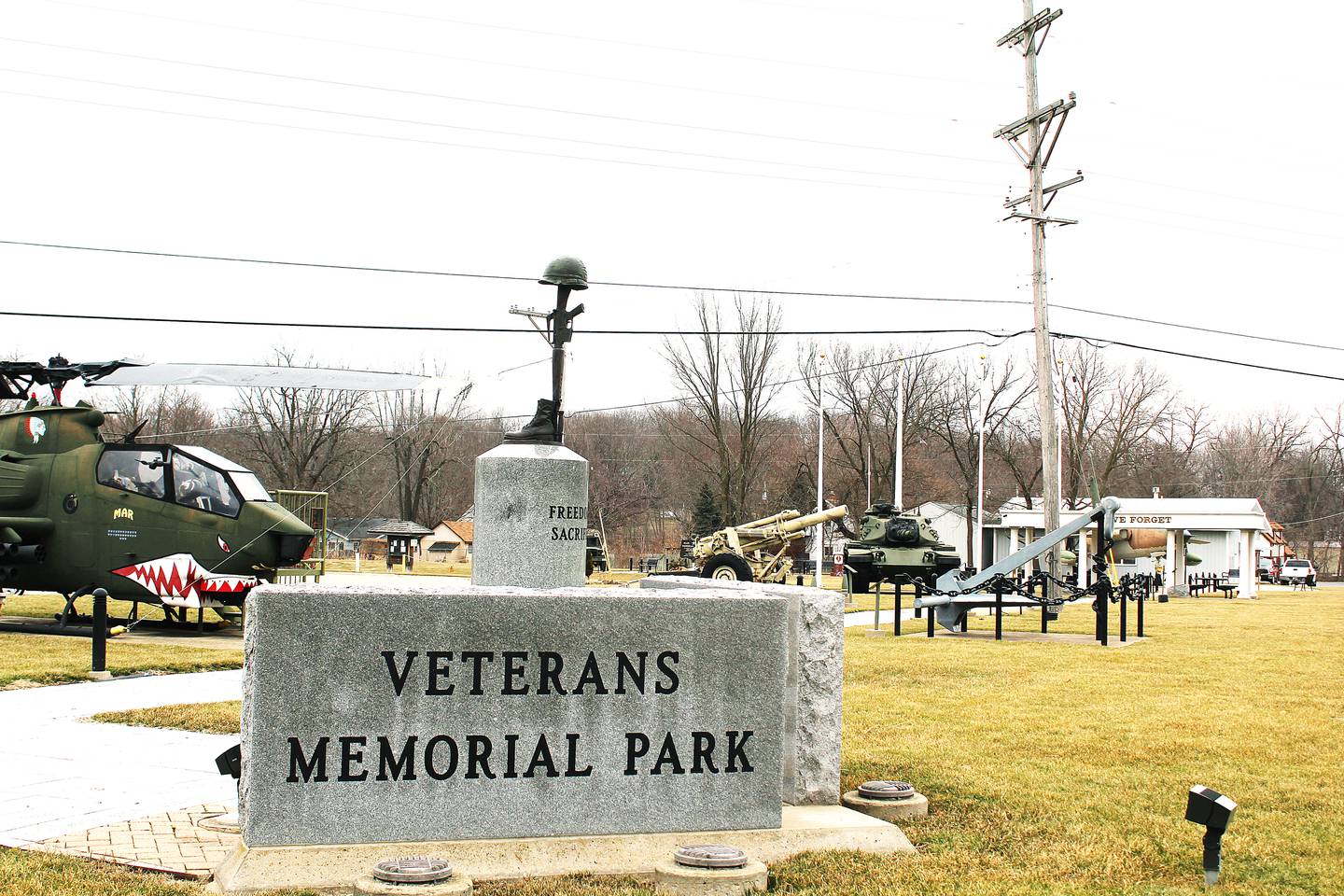 Veterans Memorial Park in Dixon.