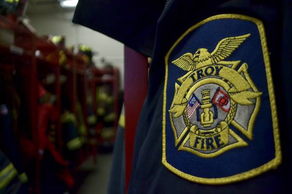 Troy firefighters battle Shorewood house fire