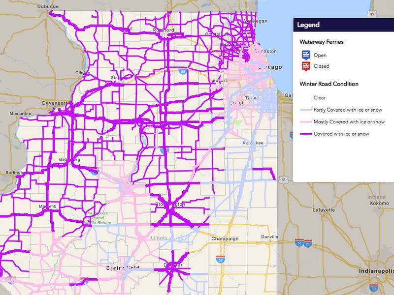 Latest on road conditions: Will, Grundy and Kendall counties under winter weather advisory 