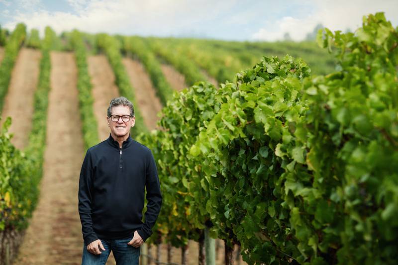 Paul Hobbs, founder of Paul Hobbs Winery. Katherine Lindsay Estate.