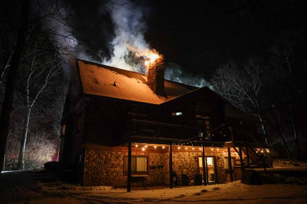 Marengo-area resident treated for smoke inhalation after house fire Saturday