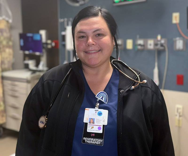 Morris Hospital's Anna Raikes, the March 2025 Fire Starter of the Month.