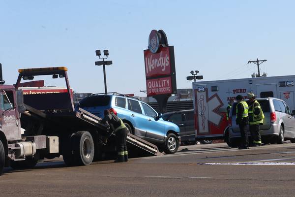 Photos: Two-vehicle collision snarls traffic on Illinois Route 251 in Peru 