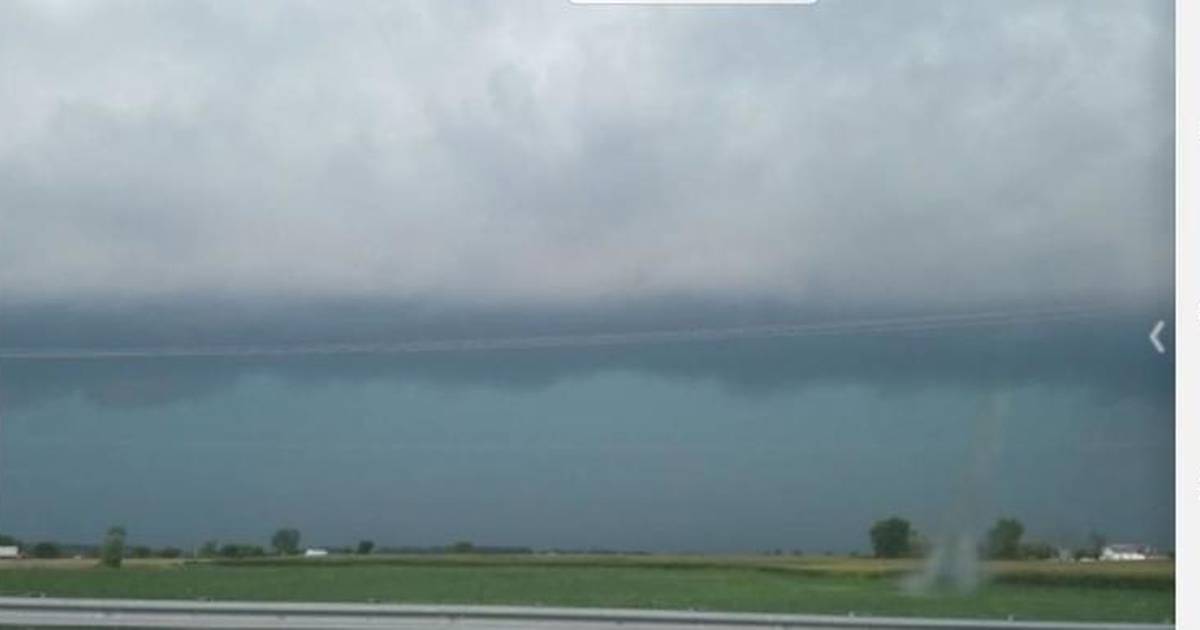 Kane sheriff's office shares photo of small tornado in Kaneville Shaw Local