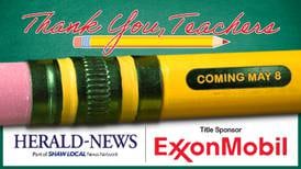 Herald-News Thank You, Teachers Coming