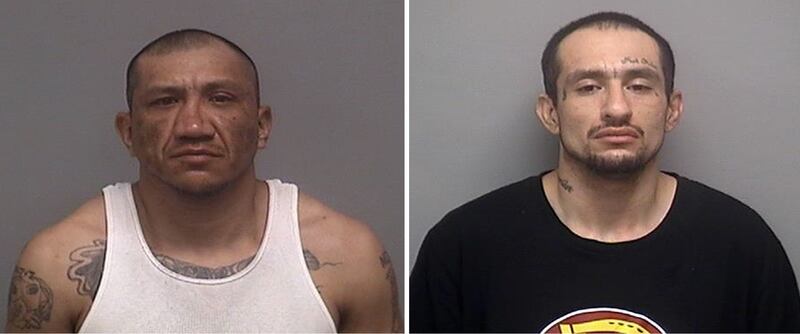 Luis Arreola, left, 35, and Damian Franco, 31, of both Elgin.